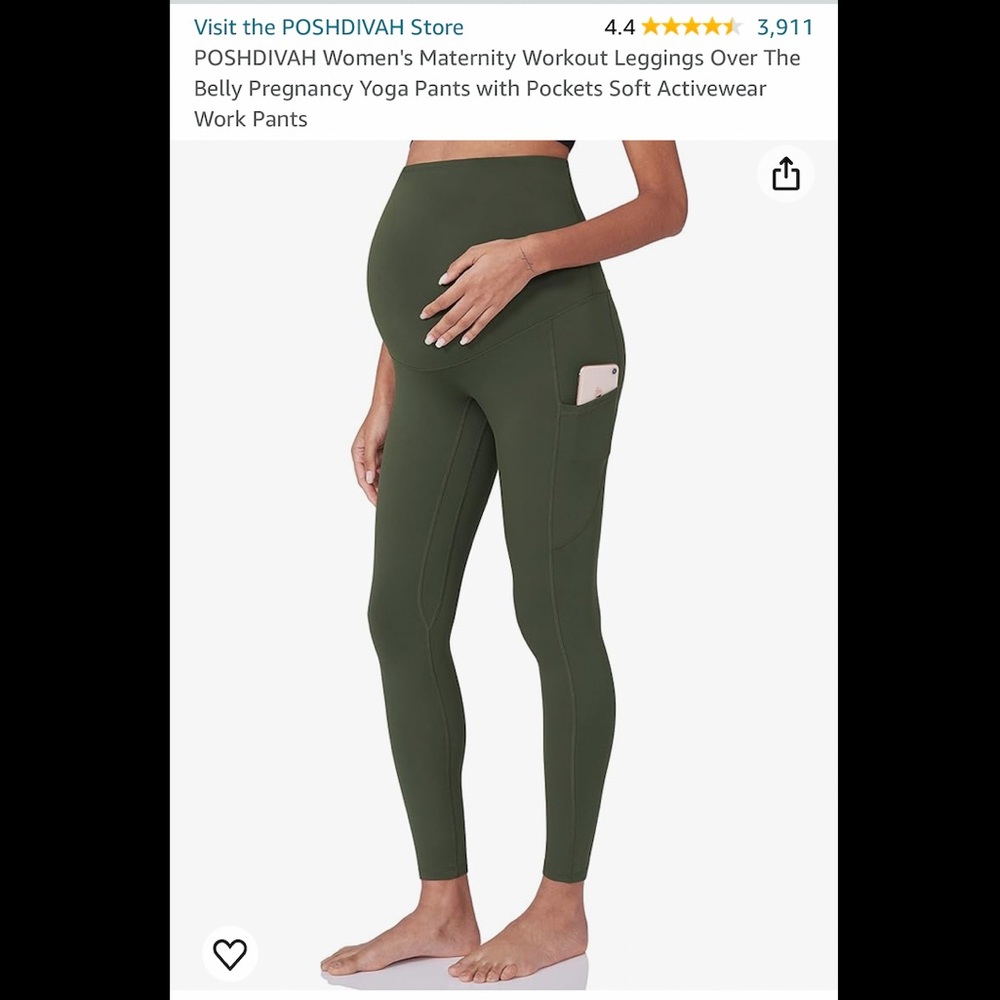 Poshdivah Maternity Leggings